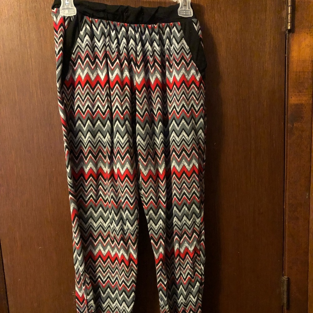 patterned joggers